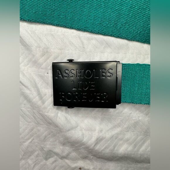 Assholes Live Forever Belt NEW - Picture 7 of 7